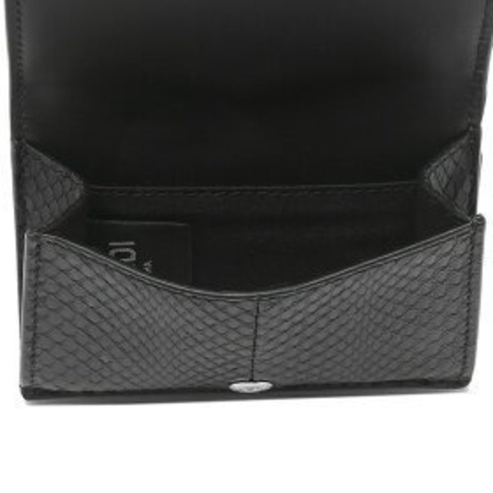Fendi Tri Wallet Python Leather Black - image 2